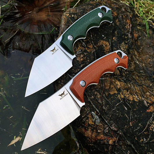 Watchman W221 survival Fixed Blade Straight knife 14C28N camping, fishing, barbecue knife, outdoor survival with Sheath Knife