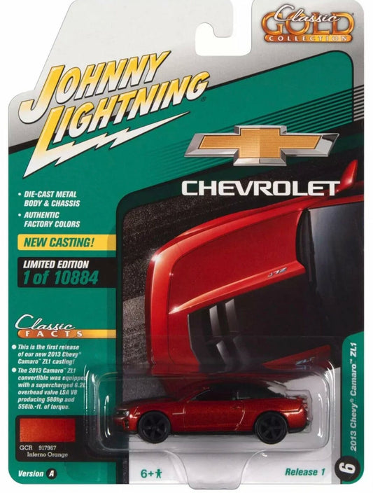 Johnny lightning 2013 Chevrolet Camaro ZL1 Orange 1:64 Die-cast