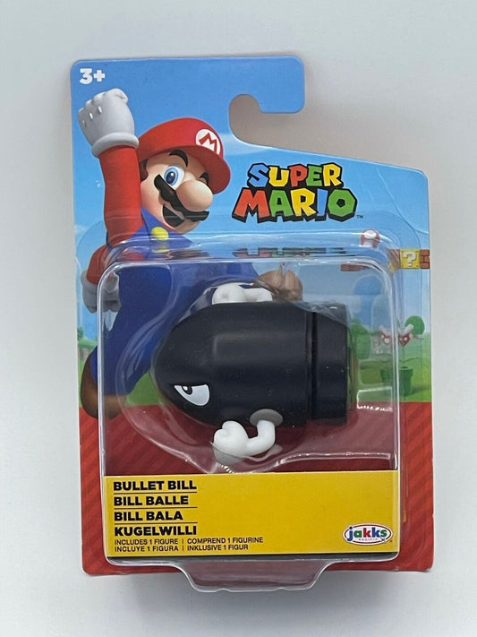World of Nintendo Super Mario Bullet Bill 2.5 inch