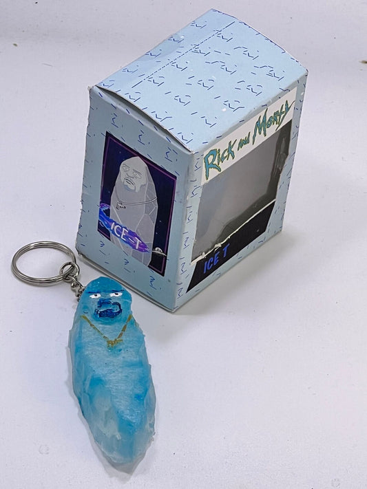 Rick and Morty Season 2 “Ice T” 2” Custom Made Resin Figure/Keychain in box