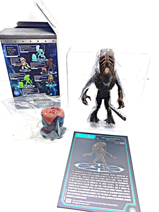 The loyal subjects aliens xenomorph brown & ovomorph egg open 1/24 chase figure