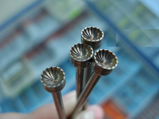 6Pcs /lot Cup Burs 0.7mm-2.9mm Steel Burs Jewelry Engraving Tool For One Size