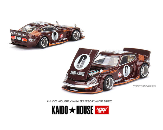 Kaido House x Mini GT 1:64 Datsun KAIDO Fairlady Z S30Z Wide Spec Dark Red Limited Edition