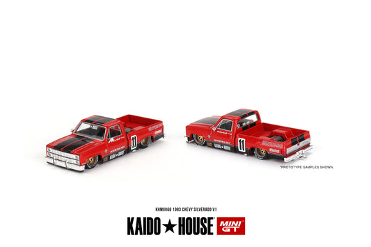 Presale On August Kaido House + Mini Gt Silverado KAIDO V1 Diecast Model Car