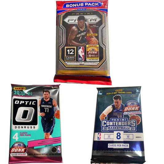 2020-2021 Panini Series Prizm Hoops Bulk Bag Basketball Nba Official Ballsuperstar Collection Cards Children Toy Birthday Gift