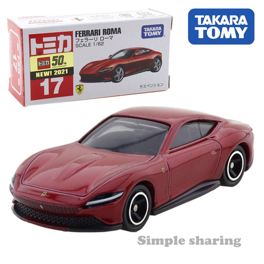 Takara Tomy Tomica No.17 Ferrari Roma 1/62 Car Alloy Toys Motor Vehicle Diecast