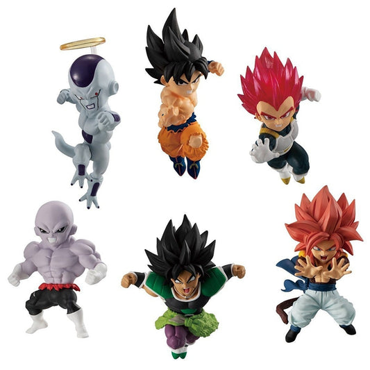 6pcs/set Anime Figurine Dragon Ball Super 4 Vegeta Gogeta Broli Broly Son Goku Frieza Jiren PVC Figure Model Toy Christmas Gifts