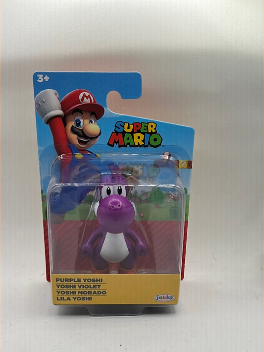 World of Nintendo Super Mario Purple yoshi  Figure 2.5 inch by JAKKS Pacific USA